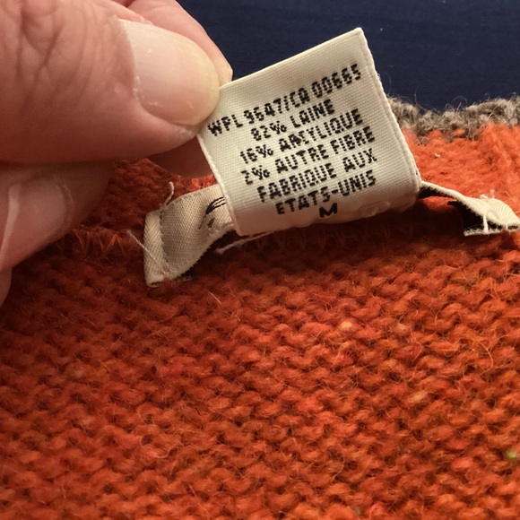 Eddie Bauer vintage Wool Sweater Womens size Medium made in USA - Picture 7 of 9